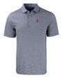 Los Angeles Angels Cutter & Buck Forge Eco Double Stripe Stretch Recycled Mens Big &Tall Polo NVBW_MANN_HG 1