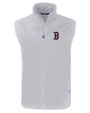 Boston Red Sox Cutter & Buck Charter Eco Full-Zip Mens Big & Tall Vest POL_MANN_HG 1