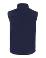 Minnesota Twins Cutter & Buck Charter Eco Full-Zip Mens Big & Tall Vest Navy Blue Mannequin Back