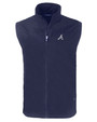 Atlanta Braves Cutter & Buck Charter Eco Full-Zip Mens Big & Tall Vest NVBU_MANN_HG 1