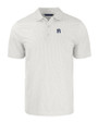 New York Yankees Cutter & Buck Pike Eco Symmetry Print Stretch Recycled Mens Big & Tall Polo White/Polished Mannequin