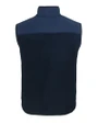 Philadelphia Phillies Cutter & Buck Cascade Eco Sherpa Mens Big and Tall Fleece Vest Navy Blue Mannequin Back