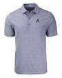 Atlanta Braves Cutter & Buck Forge Eco Heather Stripe Stretch Recycled Mens Big & Tall Polo NVH_MANN_HG 1
