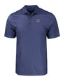 Chicago Cubs Cutter & Buck Pike Eco Tonal Geo Print Stretch Recycled Mens Big & Tall Polo NVBU_MANN_HG 1