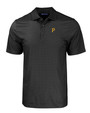 Pittsburgh Pirates Cutter & Buck Pike Eco Tonal Geo Print Stretch Recycled Mens Big & Tall Polo BL_MANN_HG 1