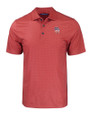 San Diego Padres Stars & Stripes Cutter & Buck Pike Eco Tonal Geo Print Stretch Recycled Mens Big & Tall Polo Cardinal Red Mannequin