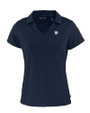 Houston Astros Stars & Stripes Cutter & Buck Daybreak Eco Recycled Womens V-neck Polo Navy Blue Mannequin