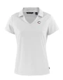 Cincinnati Reds Stars & Stripes Cutter & Buck Daybreak Eco Recycled Womens V-neck Polo White Mannequin