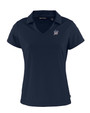 Miami Marlins Stars & Stripes Cutter & Buck Daybreak Eco Recycled Womens V-neck Polo NVBU_MANN_HG 1