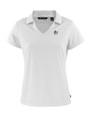Miami Marlins Stars & Stripes Cutter & Buck Daybreak Eco Recycled Womens V-neck Polo White Mannequin