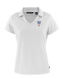 New York Mets Stars & Stripes Cutter & Buck Daybreak Eco Recycled Womens V-neck Polo White Mannequin
