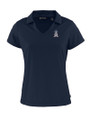Los Angeles Angels Stars & Stripes Cutter & Buck Daybreak Eco Recycled Womens V-neck Polo Navy Blue Mannequin