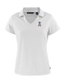 Los Angeles Angels Stars & Stripes Cutter & Buck Daybreak Eco Recycled Womens V-neck Polo White Mannequin