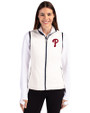 Philadelphia Phillies Cutter & Buck Cascade Eco Fleece Womens Vest Shell/Navy Blue Front