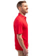 Tampa Bay Rays Stars & Stripes Cutter & Buck Forge Eco Stretch Recycled Mens Polo Red Side
