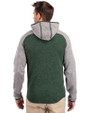 Athletics Cutter & Buck Mainsail Full Zip Hooded Mens Jacket Hunter Heather/Polished Heather Back