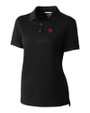 Nebraska Cornhuskers College Vault Cutter & Buck Advantage Recycled Cotton-Blend Pique Womens Polo Black Mannequin