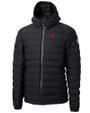 Nebraska Cornhuskers College Vault Cutter & Buck Mission Ridge Repreve® Eco Insulated Mens Puffer Jacket Black Mannequin