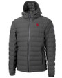 Nebraska Cornhuskers College Vault Cutter & Buck Mission Ridge Repreve® Eco Insulated Mens Puffer Jacket Elemental Grey Mannequin