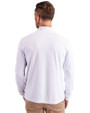 Nebraska Cornhuskers College Vault Cutter & Buck Virtue Eco Pique Recycled Quarter Zip Mens Big & Tall Pullover White Back
