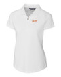 Idaho State Bengals College Vault Cutter & Buck Forge Stretch Womens Short Sleeve Polo White Mannequin