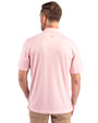 Idaho State Bengals College Vault Cutter & Buck Pike Double Dot Print Stretch Mens Polo College Orange Back