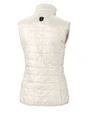 Nebraska Cornhuskers College Vault Cutter & Buck Rainier PrimaLoft® Womens Eco Insulated Full Zip Puffer Vest Coconut Mannequin Back