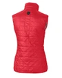 Nebraska Cornhuskers College Vault Cutter & Buck Rainier Recycled Insulated Puffer Womens Full Zip Vest Red Mannequin Back