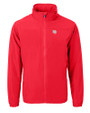 Nebraska Cornhuskers College Vault Cutter & Buck Charter Eco Recycled Mens Full-Zip Jacket Red Mannequin