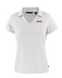 Pittsburgh Pirates Cooperstown Cutter & Buck Daybreak Eco Recycled Womens V-neck Polo White Mannequin