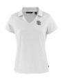 Washington Nationals Cooperstown Cutter & Buck Daybreak Eco Recycled Womens V-neck Polo White Mannequin