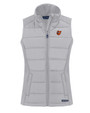 Baltimore Orioles Cooperstown Cutter & Buck Evoke Hybrid Eco Softshell Recycled Womens Full Zip Vest CNC_MANN_HG 1