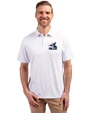 Chicago White Sox Cooperstown Cutter & Buck Forge Eco Stretch Recycled Mens Polo White Front