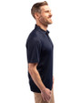 Los Angeles Dodgers Cooperstown Cutter & Buck Forge Eco Stretch Recycled Mens Polo Navy Blue Side