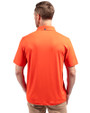 San Diego Padres Cooperstown Cutter & Buck Forge Eco Stretch Recycled Mens Polo College Orange Back