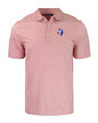 Texas Rangers Cooperstown Cutter & Buck Pike Eco Symmetry Print Stretch Recycled Mens Polo WHR_MANN_HG 1