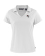Arizona Cardinals NFL Helmet Cutter & Buck Daybreak Eco Recycled Womens V-neck Polo White Mannequin