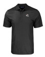 Arizona Cardinals NFL Helmet Cutter & Buck Pike Eco Tonal Geo Print Stretch Recycled Mens Big & Tall Polo Black Mannequin