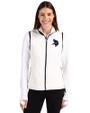 Minnesota Vikings Americana Cutter & Buck Cascade Eco Fleece Womens Vest Shell/Navy Blue Front