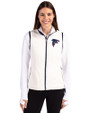 Atlanta Falcons Americana Cutter & Buck Cascade Eco Fleece Womens Vest Shell/Navy Blue Front