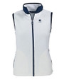 Penn State Nittany Lions Alumni Cutter & Buck Cascade Eco Fleece Womens Vest Shell/Navy Blue Mannequin