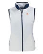 Texas Longhorns Alumni Cutter & Buck Cascade Eco Fleece Womens Vest Shell/Navy Blue Mannequin