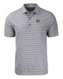 Florida State Seminoles College Vault Cutter & Buck Forge Eco Heather Stripe Stretch Recycled Mens Big & Tall Polo BLH_MANN_HG 
