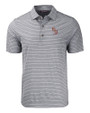 Florida State Seminoles Alumni Cutter & Buck Forge Eco Heather Stripe Stretch Recycled Mens Big & Tall Polo BLH_MANN_HG 