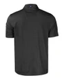 Florida State Seminoles College Vault Cutter & Buck Pike Eco Tonal Geo Print Stretch Recycled Mens Big & Tall Polo Black Mannequin Back