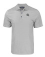 Las Vegas Raiders NFL Helmet Cutter & Buck Pike Eco Tonal Geo Print Stretch Recycled Mens Big & Tall Polo Elemental Grey Mannequin