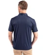 Tampa Bay Buccaneers Americana Cutter & Buck Pike Eco Tonal Geo Print Stretch Recycled Mens Big & Tall Polo Navy Blue Back