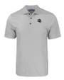 Seattle Seahawks NFL Helmet Cutter & Buck Pike Eco Tonal Geo Print Stretch Recycled Mens Polo Elemental Grey Mannequin