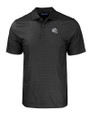 Indianapolis Colts NFL Helmet Cutter & Buck Pike Eco Tonal Geo Print Stretch Recycled Mens Polo Black Mannequin