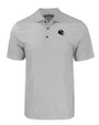 Chicago Bears NFL Helmet Cutter & Buck Pike Eco Tonal Geo Print Stretch Recycled Mens Polo Elemental Grey Mannequin